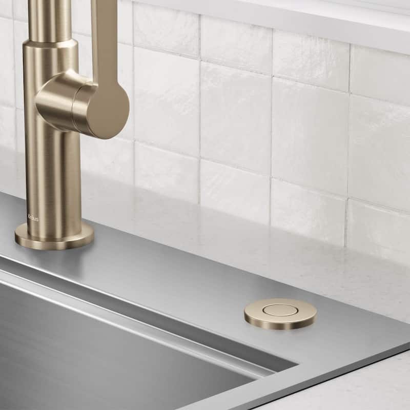 Kraus KWDA-200 Garbage Disposal Air Switch Kit with Flat-Top Push