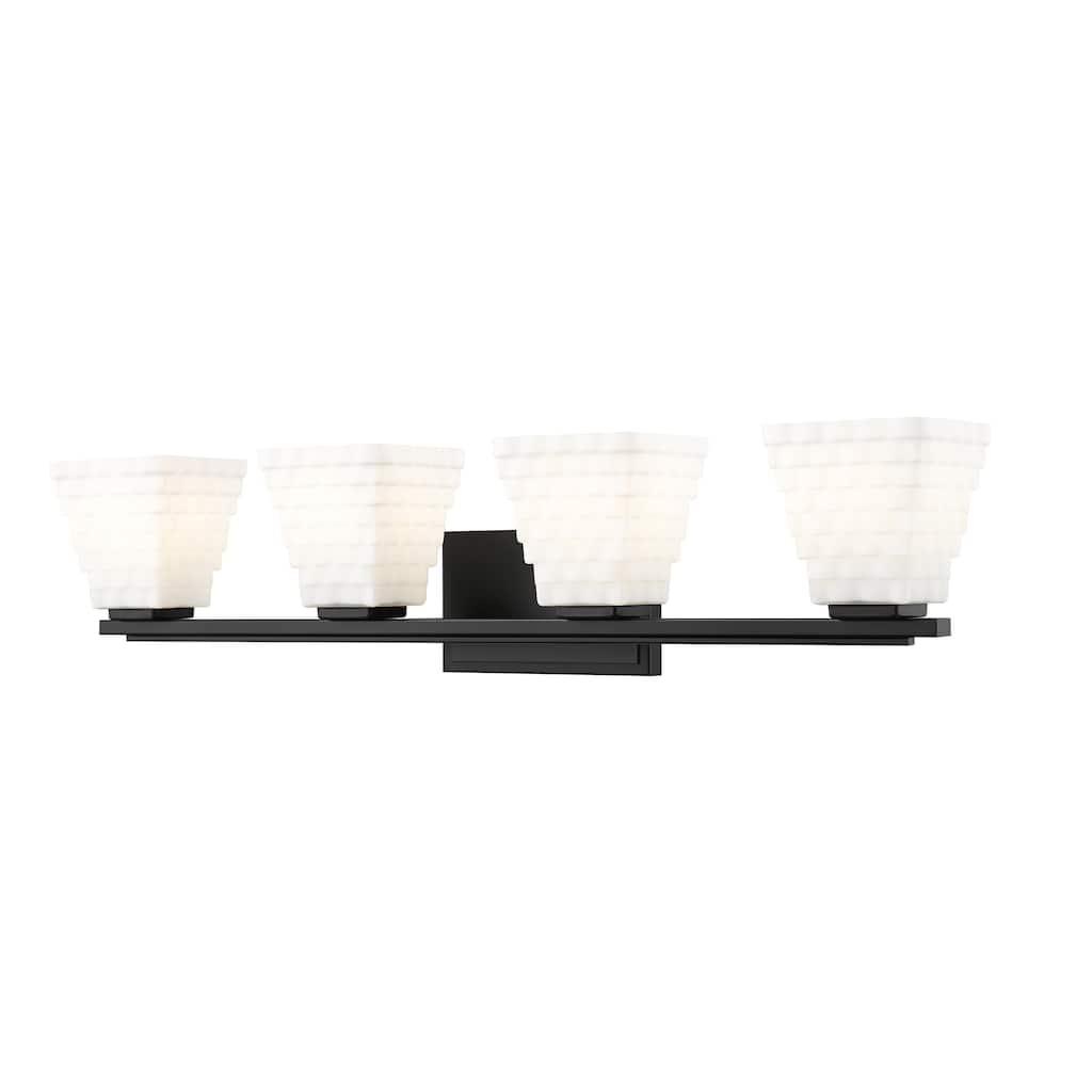 Z-Lite Annalise 4 Light Vanity - Matte Black