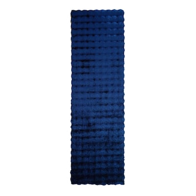 Sunny Collection Hand-woven Modern Grid Solid Color Area Rugs