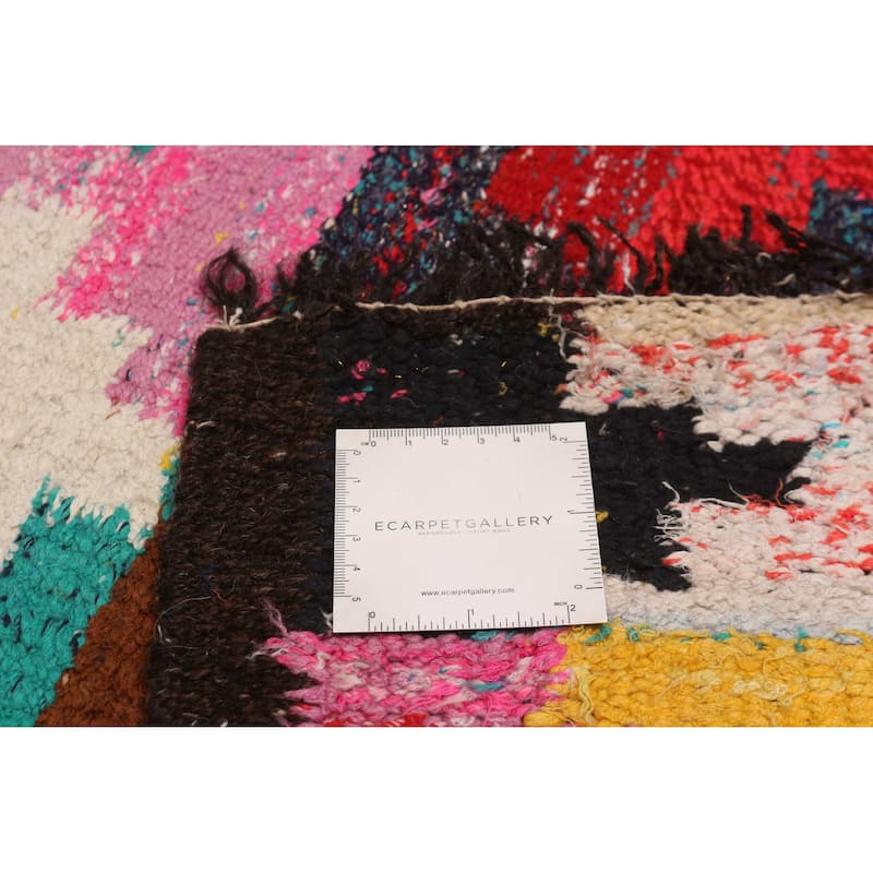 ECARPETGALLERY Flat-Weave Ankara Multi Color Wool Kilim - 5'5 x 11'8