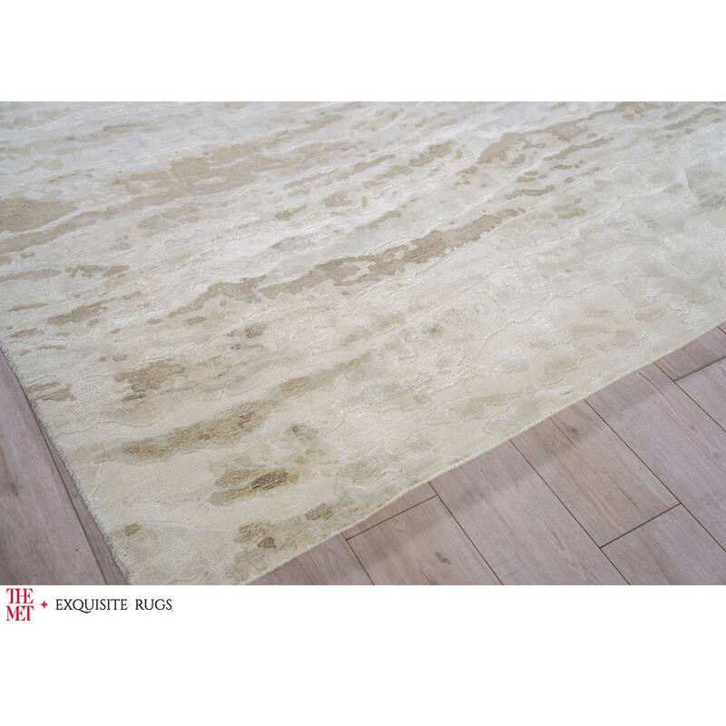 The Met X Exquisite Rugs Travertine Beige Area Rug