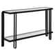 preview thumbnail 6 of 6, Uttermost Shadow Black Iron Console Table - 32.25'' H X 55.25'' W X 15.5'' D