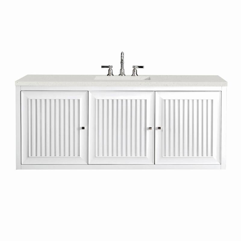 James Martin Vanities E645-V60S-3LDL Athens 60" Single Basin Poplar