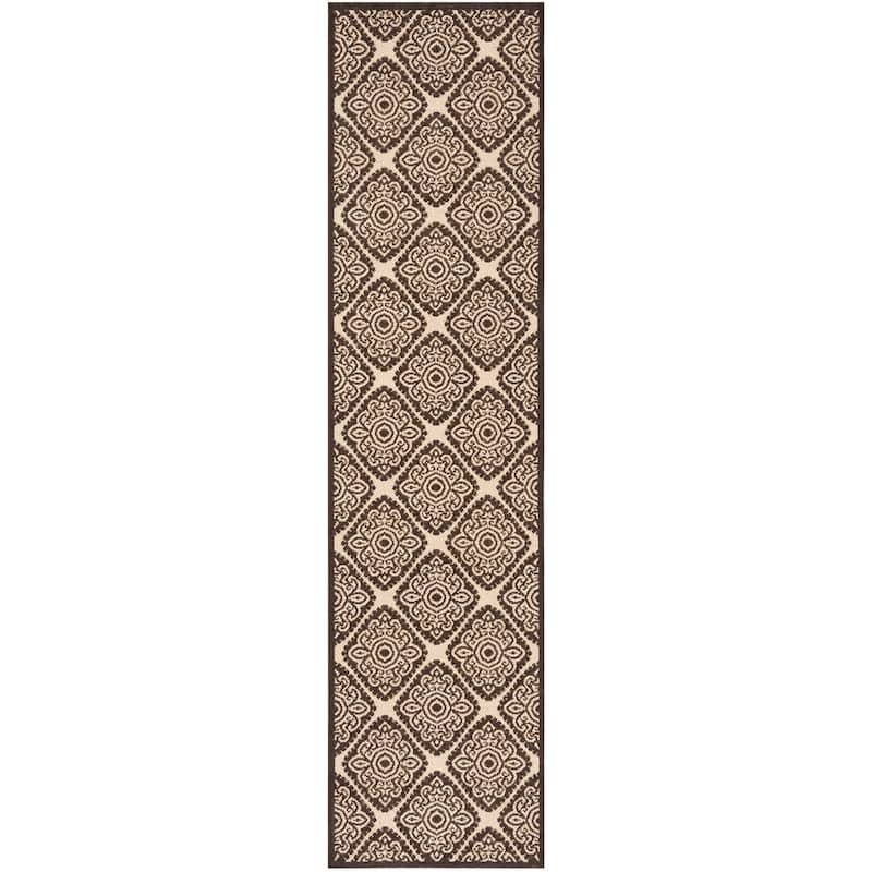 SAFAVIEH Linden Sharron Indoor/ Outdoor Waterproof Patio Backyard Rug