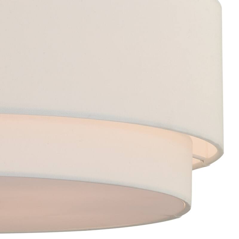 James Allan Elias 4 Light 21" Wide Semi-Flush Drum Ceiling Fixture