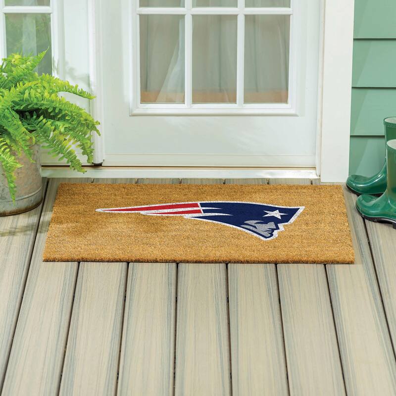 New England Patriots Full Color Indoor/Outdoor Coir Mat