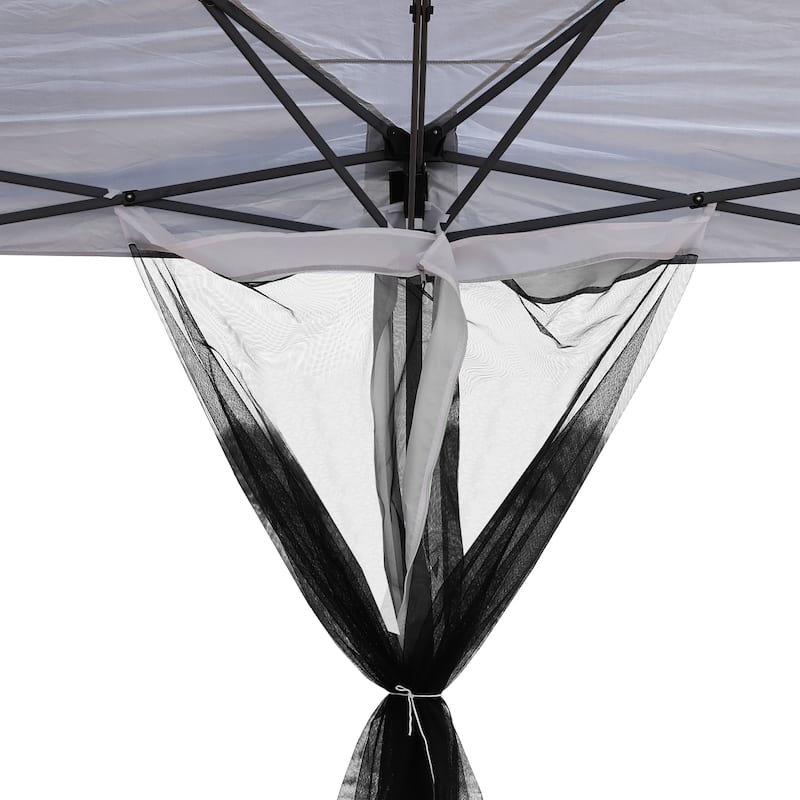 Outsunny Pop Up Party Tent Gazebo Wedding Canopy