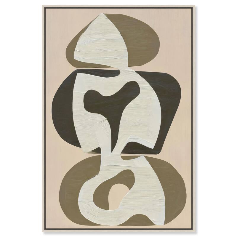 Shapes of Sage II Canvas by Art Remedy - Silver - 20" x 30"