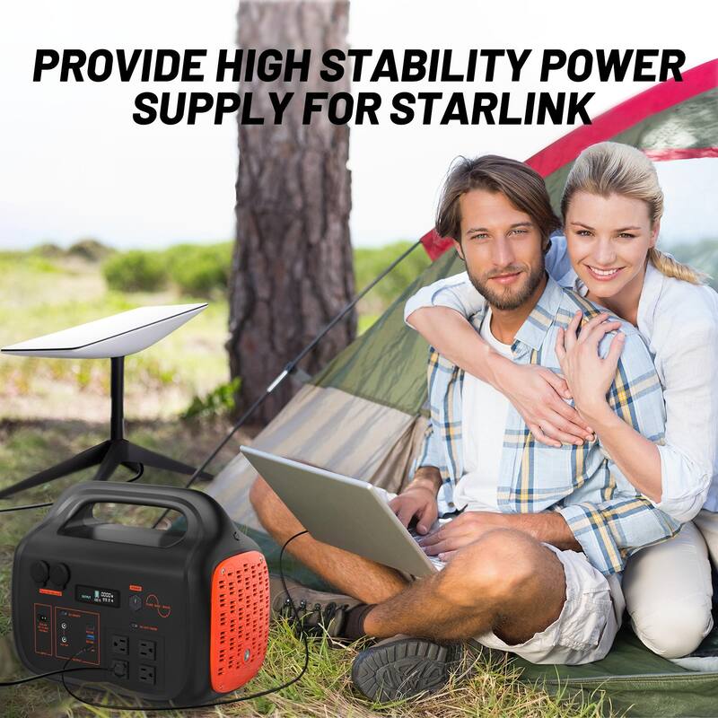 Portable Power Station Solar Generator with AC Outlet for Home Use, Camping, Emergencies - 1800W - N/A