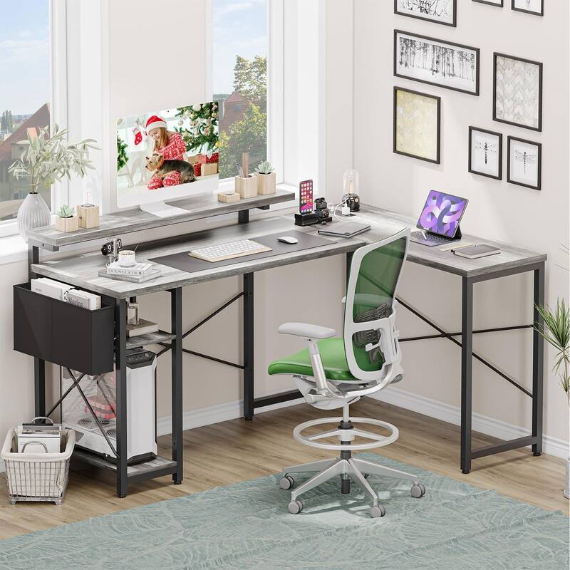 L Shaped Gaming Computer Desk