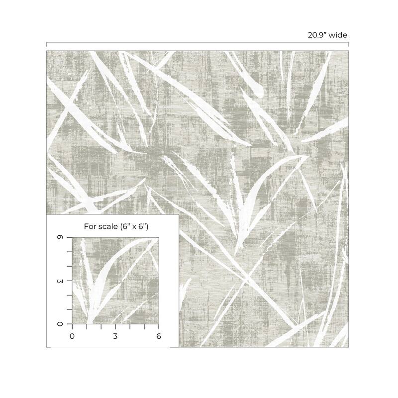 Seabrook Designs Luneth Abstract Non-Woven Unpasted Wallpaper