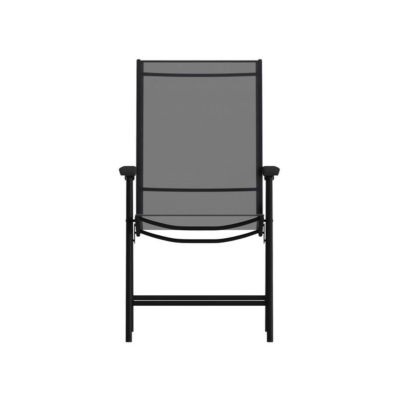 Outdoor Folding Patio Sling Chair / Portable Chair (2 Pack)