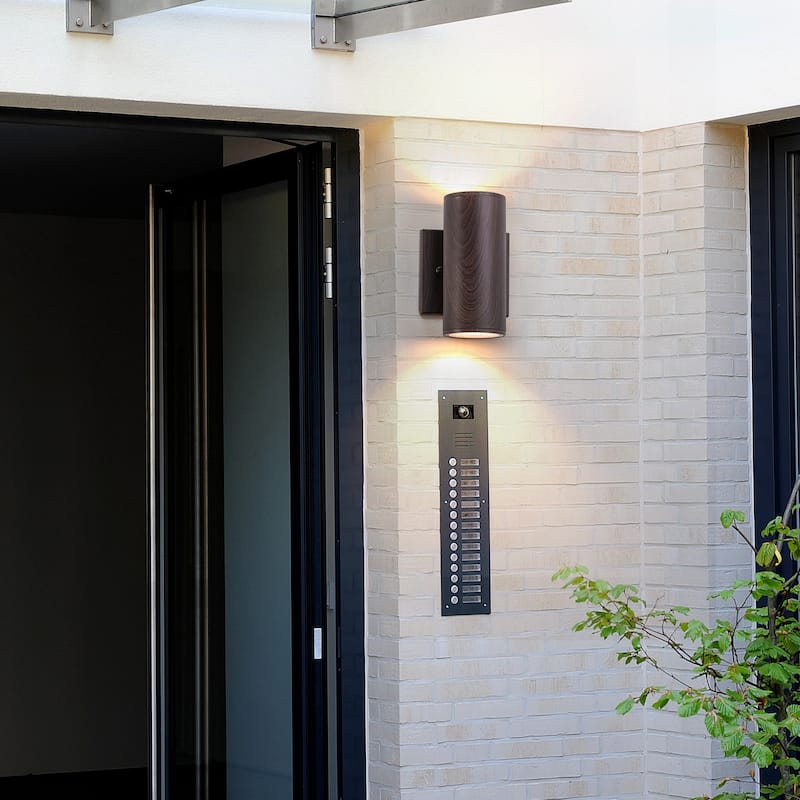 2 - Light Modern Industrial LED Outdoor Wall Sconce