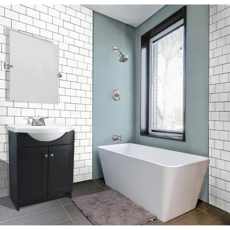 Design House Tub and Shower Trim Package with Multi-Function Shower