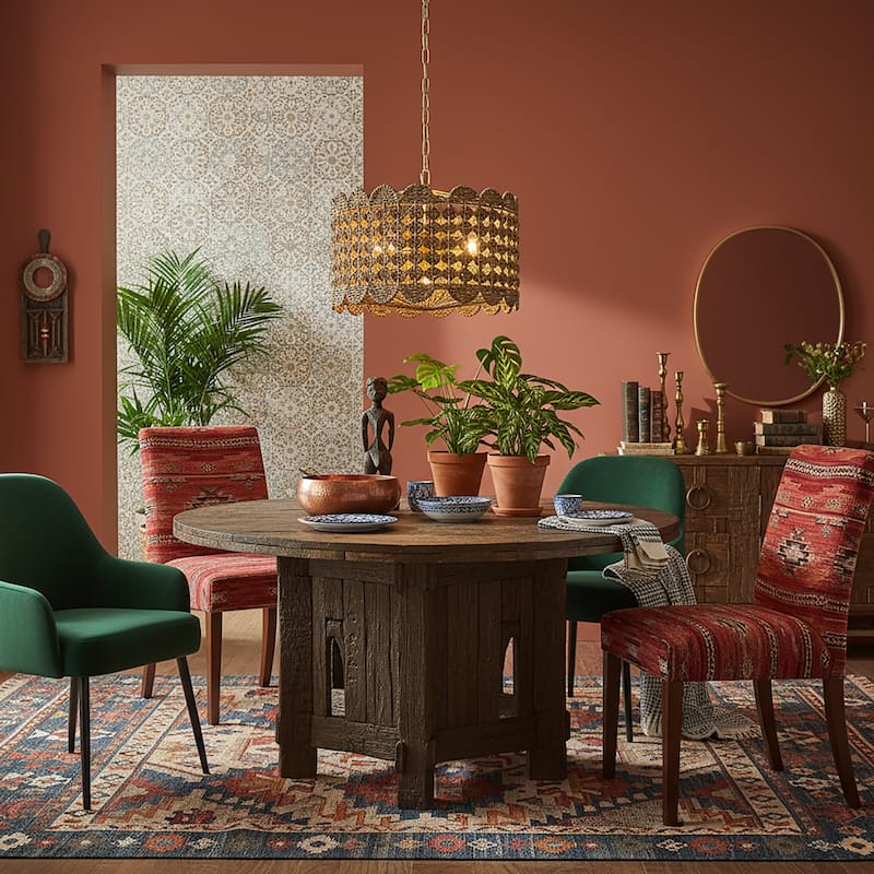 Riva Natural 4-Light Seagrass Scalloped Pendant, Coastal Boho - Handwoven - 18" Wide