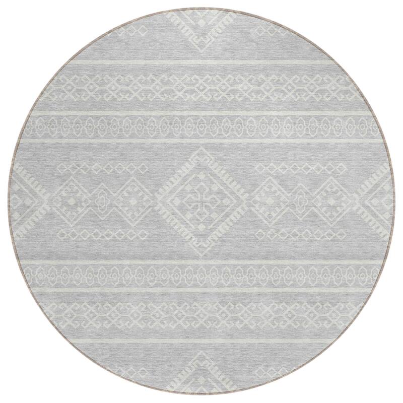 Machine Washable Indoor/ Outdoor Chantille Moroccan Boho Rug