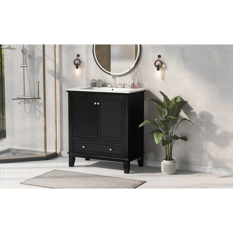 Multi-functional Bathroom Cabinet with Sink Combo