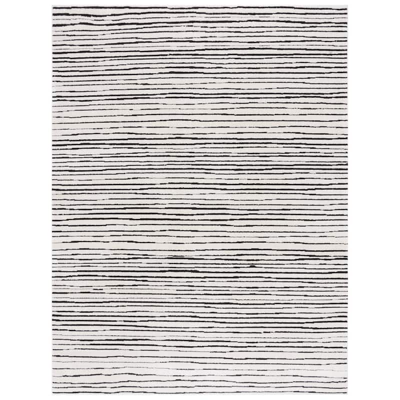 SAFAVIEH Melody Marilene Stripe Rug - 9' x 12' - Ivory/Black