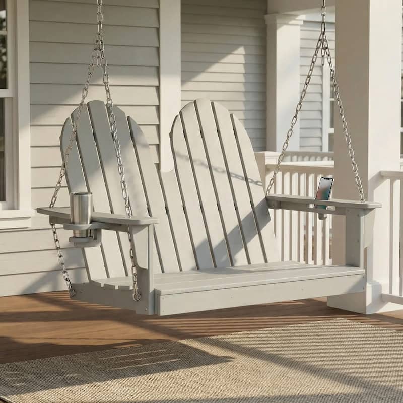 Hanniford Poly Adirondack 50 Inch Porch Swing