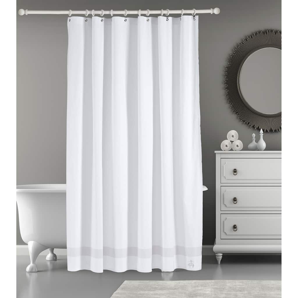 Brooks Brothers Ottoman Rolls Shower Curtain