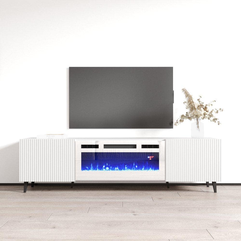 Pafos WH-EF 71" Electric Fireplace TV Stand