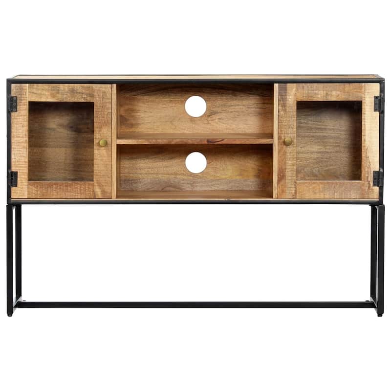 vidaXL TV Cabinet 47.2"x11.8"x29.5" Solid Reclaimed Wood