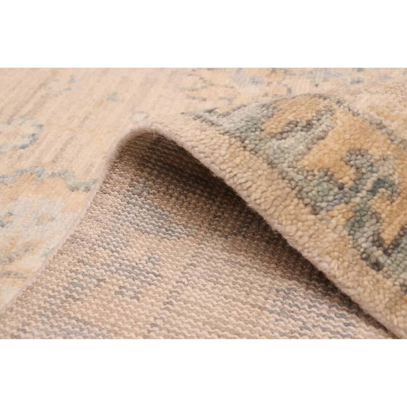 ECARPETGALLERY Hand-knotted Jules Serapi Beige, Khaki Wool Rug - 8'10 x 12'3