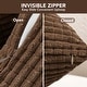 preview thumbnail 58 of 90, Deconovo Throw Pillow Covers, Corduroy Striped Decorative Covers, Set of 4