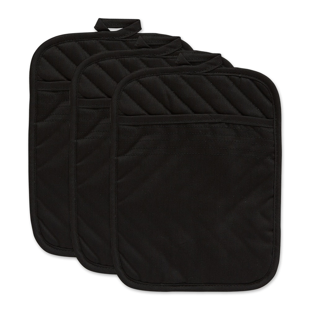 DII Quilted Kitchen Potholder Set (Set of 3)
