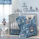 preview thumbnail 4 of 2, Bedtime Originals Robbie Robot Nursery/Child Window Valance