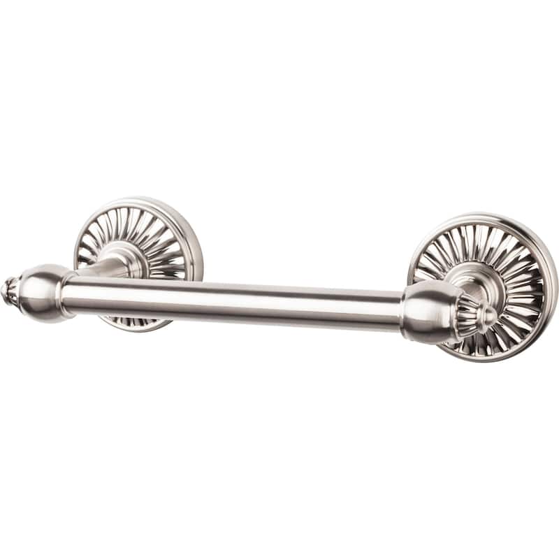 Top Knobs 6.5 Centers Tuscany Bath Toilet Paper Holder - Brushed Satin Nickel