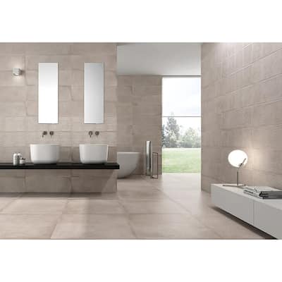 Apollo tile 10" x 30" Astralis Matte Soft Gray Ceramic Tile (6.02 sq ft/case) - 3 Pack