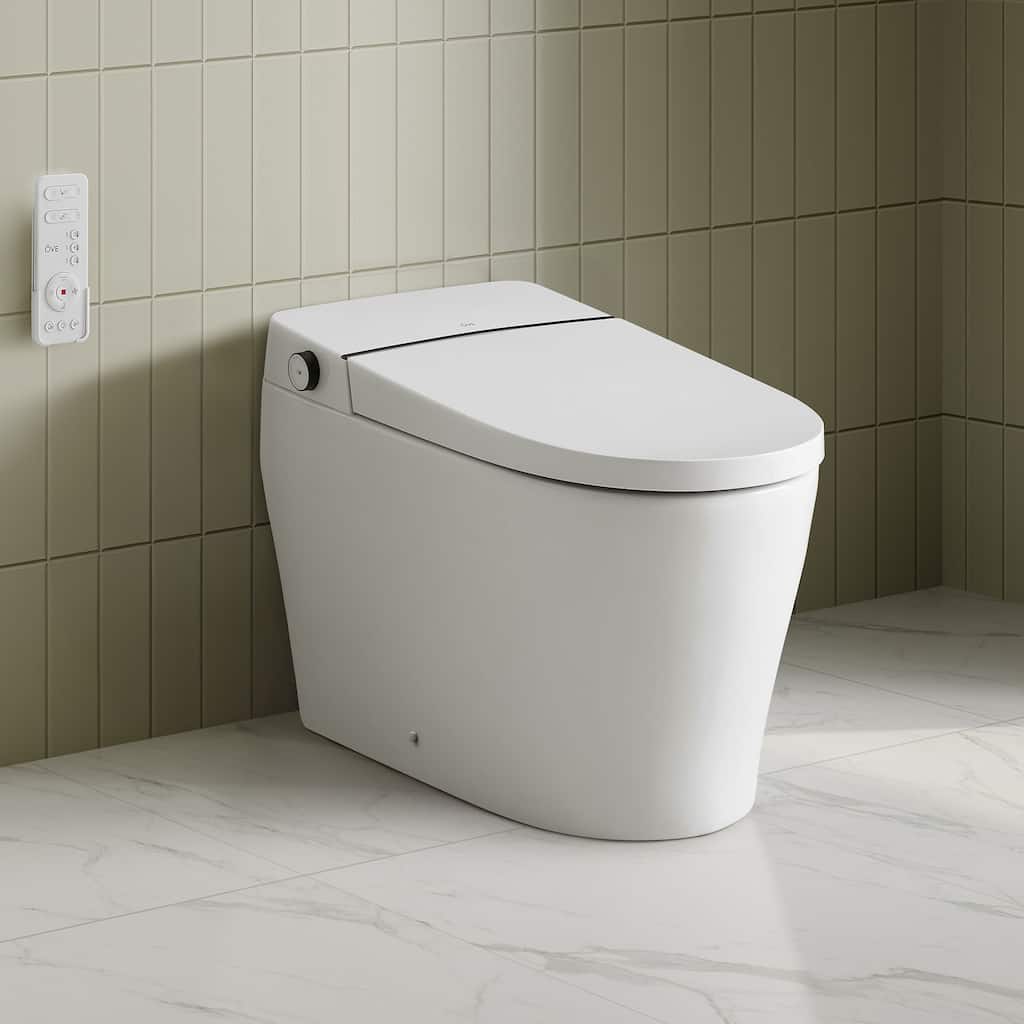 Ove Ella Dual-Flush Smart Bidet Toilet with Built-in Tank