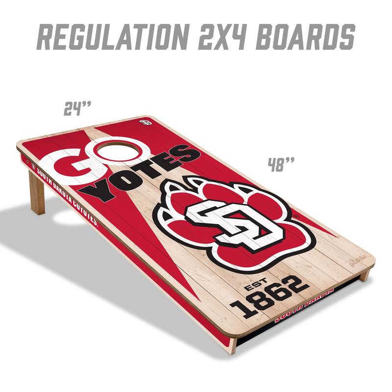 South Dakota Coyotes NCAA 2x4 Cornhole Board Set