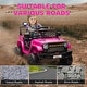 preview thumbnail 24 of 25, Qaba 12V Ride On Truck, Battery Powered Kids Electric Car with Spring Suspension, Remote, LED Headlights, Horn, USB Music