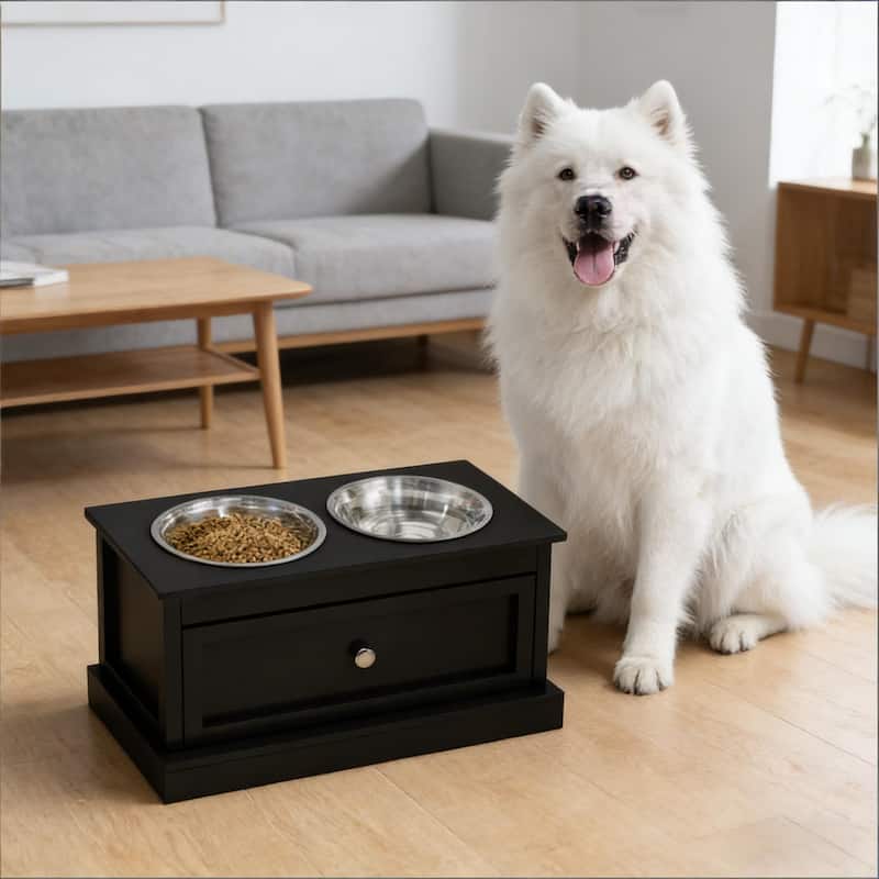 Pet Food Bowl Dog Feeding Station