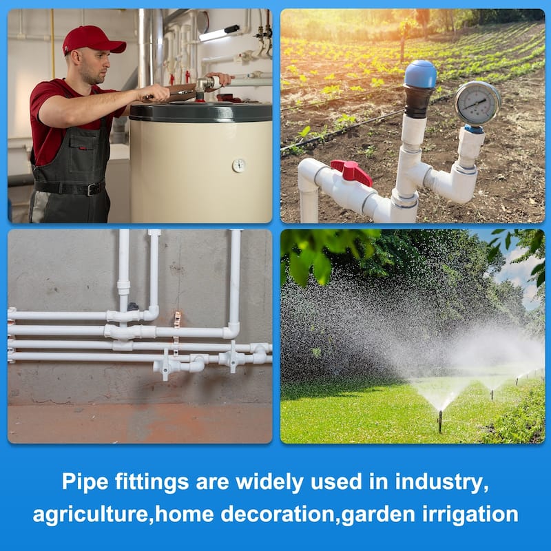 8pcs 45 Degree Elbow Pipe Fittings 2" 2 Way Furniture Grade Connectors