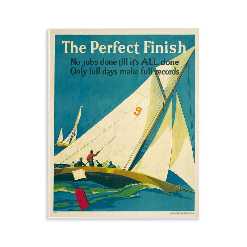Stupell Perfect Finish Antique Sailors Wall Plaque Art Design By Marcus Jules - 11 x 14