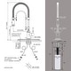 preview thumbnail 74 of 87, WOWOW Single Handle Gooseneck Pull Down Sprayer Kitchen Faucet