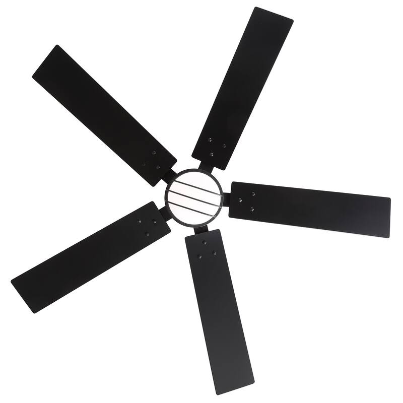52" Reversible 5-Blade Modern LED Ceiling Fan with Light and Remote