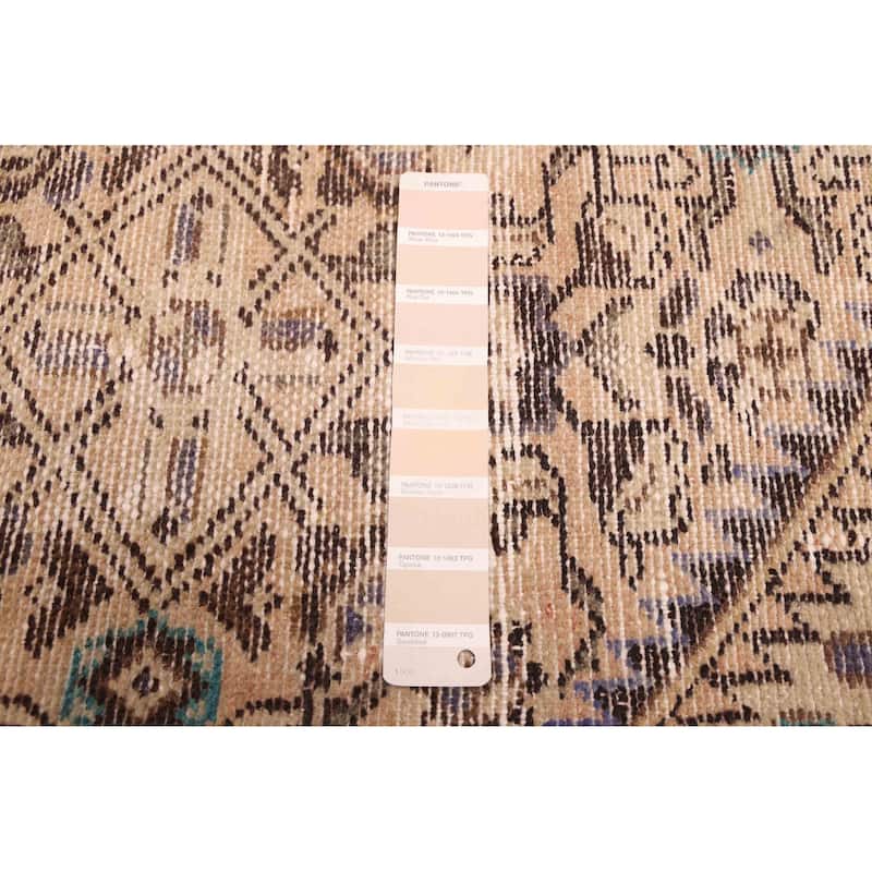 ECARPETGALLERY Hand-knotted Antalya Vintage Beige Wool Rug - 5'3 x 10'8