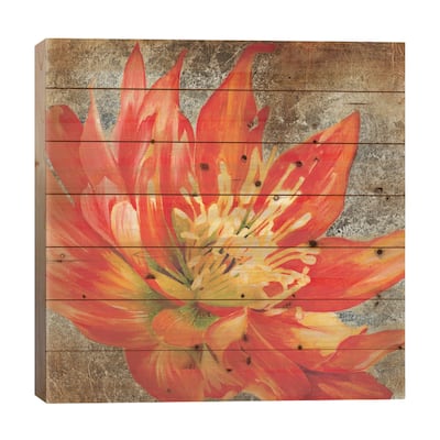 Antique Botanicals I Print On Wood by Liz Jardine - Multi-Color