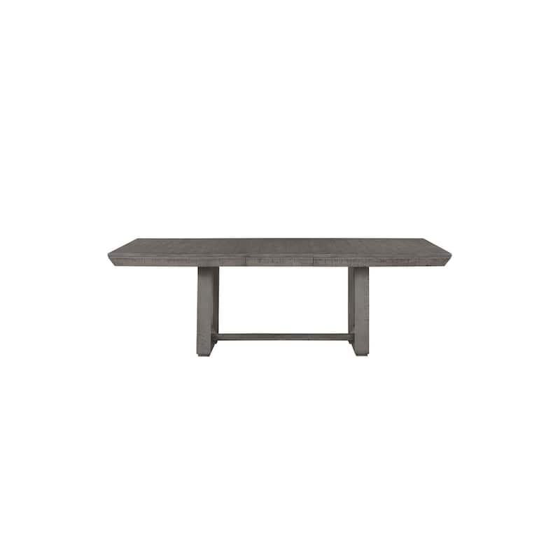 Ferrara Gray Rustic Modern Fabric Dining Room Set