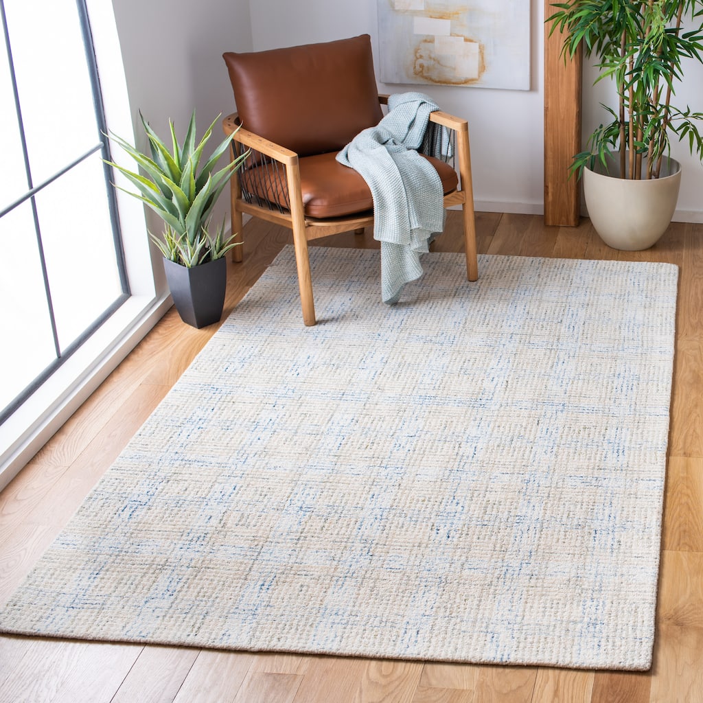 SAFAVIEH Handmade Abstract Valja Modern Wool Rug