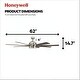 preview thumbnail 8 of 9, Honeywell Xerxes Brushed Nickel LED Remote Control Ceiling Fan, 8 Blade, Integrated Light - 62-inch
