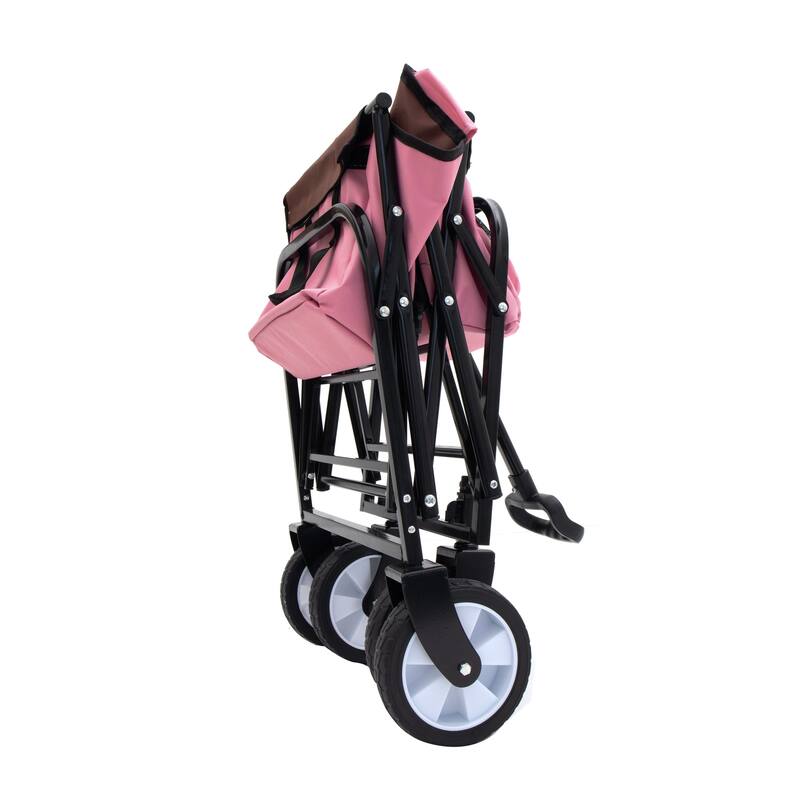 Foldable Wagon with Straps, Beach & Utility Cart, 225lb Capacity