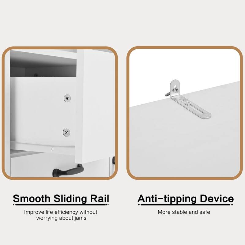 3-Tier 71" Tall Bookcase Shelf for Bedroom Living Room Entrance - N/A