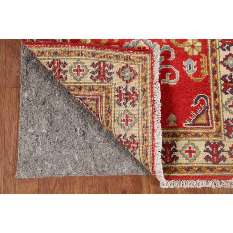 Kazak Oriental Runner Rug Hand-Knotted Wool Carpet - 2'1" x 9'11"
