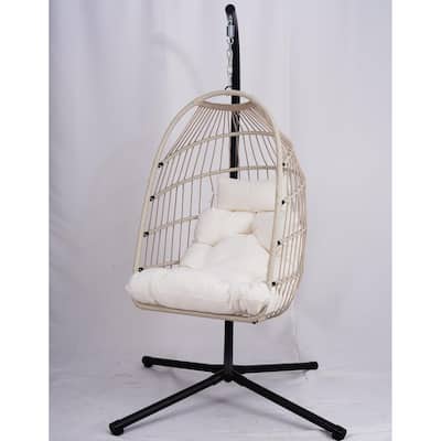 Outdoor Egg Hanging Chair with Stand