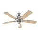 preview thumbnail 11 of 21, Hunter 52" Crestfield Ceiling Fan with LED Light Kit and Handheld Remote - Casual, Farmhouse, Transitional, Rustic